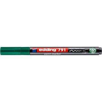 Lakkmarker, 1-2 mm, PCR, EDDING "791", zöld