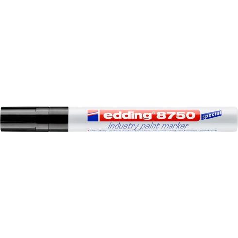Lakkmarker, 2-4 mm, EDDING, "8750", fekete