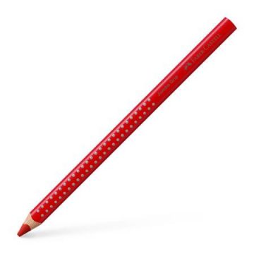   Színes ceruza, háromszögletű, FABER-CASTELL "Grip 2001 Jumbo", piros