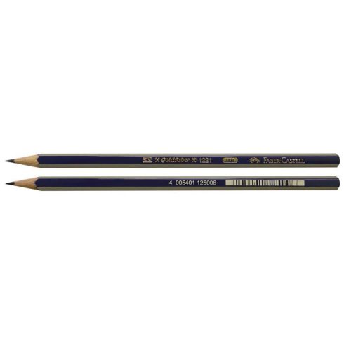 Grafitceruza, HB, hatszögletű, FABER-CASTELL "Goldfaber"