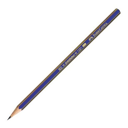 Grafitceruza, 3B, hatszögletű, FABER-CASTELL "Goldfaber"