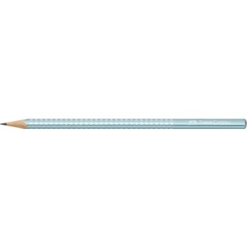   Grafitceruza, B, háromszögletű, FABER-CASTELL "Sparkle", metál óceánkék