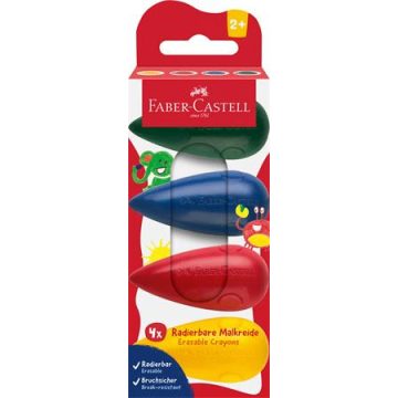   Zsírkréta készlet, FABER-CASTELL "Marok", 4 különböző szín