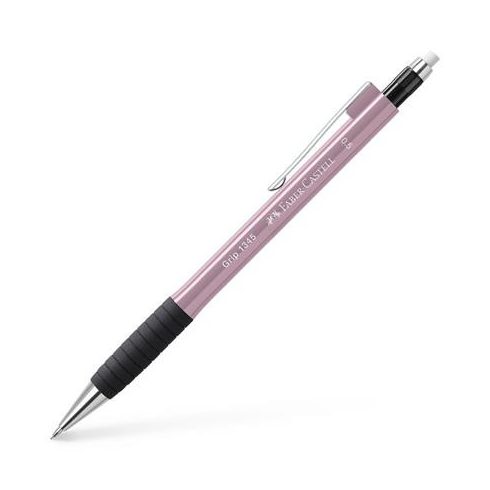 Nyomósirón, 0,5 mm, FABER-CASTELL "Grip 1345", rózsa árnyékok