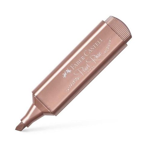 Szövegkiemelő, 1-5 mm, FABER-CASTELL "1546", metál rózsaszín