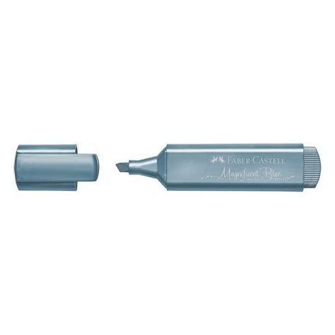 Szövegkiemelő, 1-5 mm, FABER-CASTELL "1546", metál kék