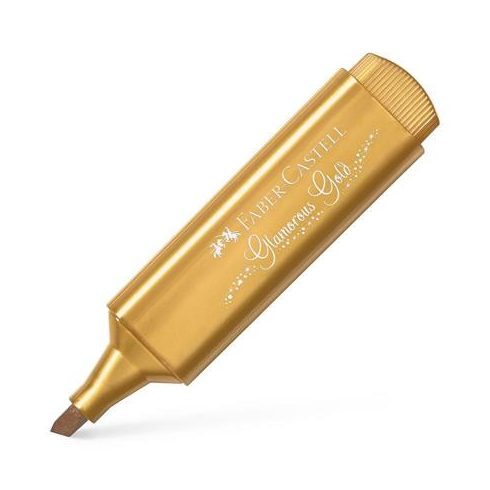 Szövegkiemelő, 1-5 mm, FABER-CASTELL "1546", metál arany
