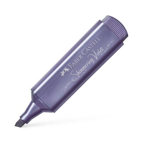 Szövegkiemelő, 1-5 mm, FABER-CASTELL "1546", metál lila