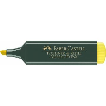   Szövegkiemelő, 1-5 mm, FABER-CASTELL, "Textliner 48", sárga