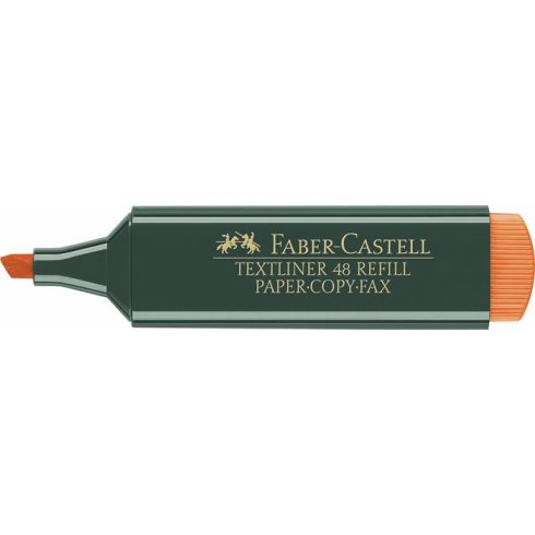 Szövegkiemelő, 1-5 mm, FABER-CASTELL, "Textliner 48", narancs