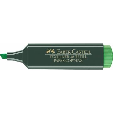   Szövegkiemelő, 1-5 mm, FABER-CASTELL, "Textliner 48", zöld