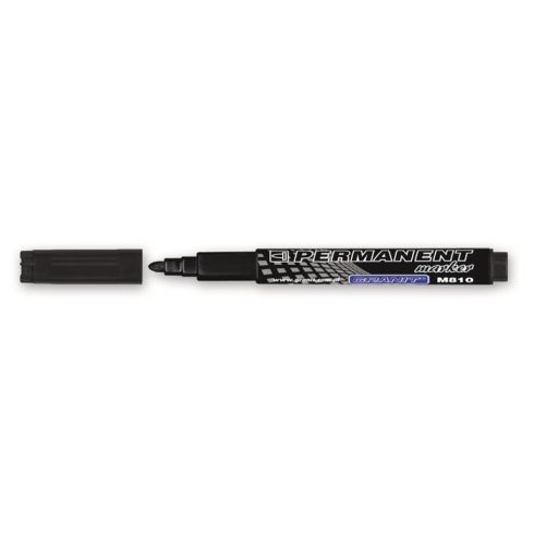 Alkoholos marker, 1,5-2,5 mm, kúpos, GRANIT "Piccolo M810", fekete