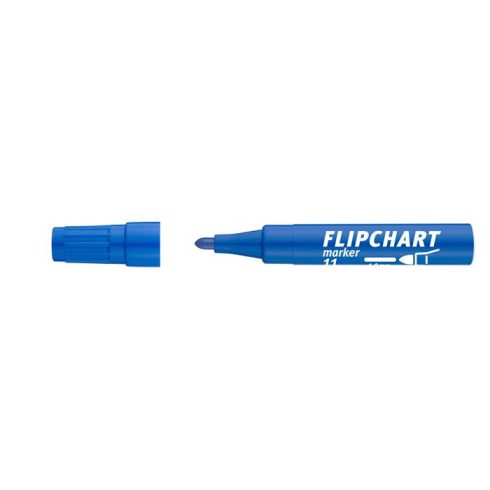 Flipchart marker, 1-3 mm, kúpos, ICO "Artip 11", kék