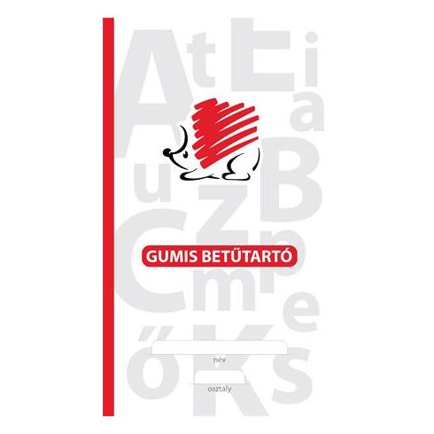 Betűtartó, gumis, ICO "Süni"