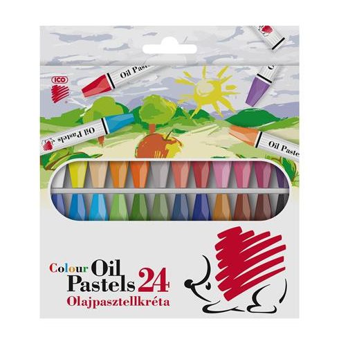 Olajpasztell kréta, ICO "Süni", 24 különböző szín