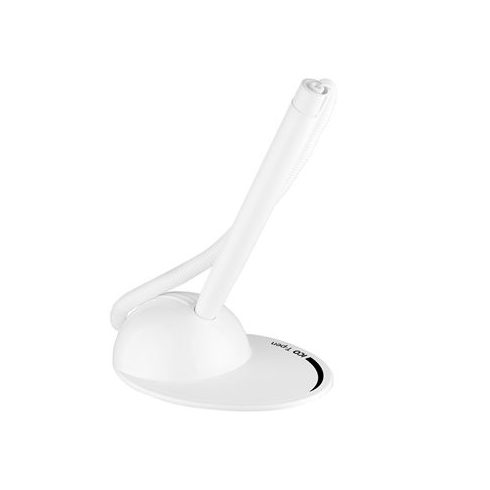 Ügyféltoll, 0,8 mm, fehér tolltest, ICO "T-Pen", kék