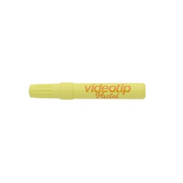   Szövegkiemelő, 1-4 mm, ICO "Videotip", pasztell sárga