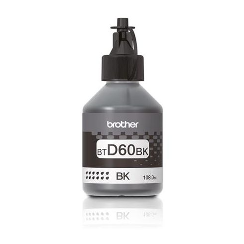 BTD60BK Tinta DCP-T310W, T510W, T710W, MFC-T810W, 910DW nyomtatókhoz, BROTHER, fekete, 6500 oldal