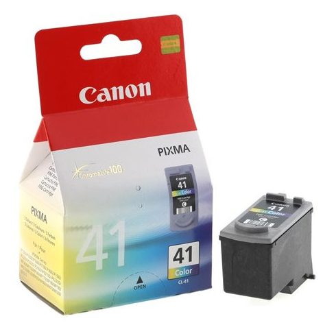 CL-41 Tintapatron Pixma iP1300, 1600, 1700 nyomtatókhoz, CANON, színes, 155 oldal