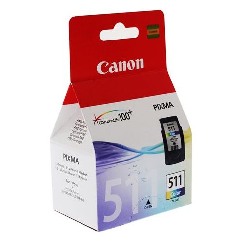 CL-511 Tintapatron Pixma MP240, 260, 480 nyomtatókhoz, CANON, színes, 244 oldal