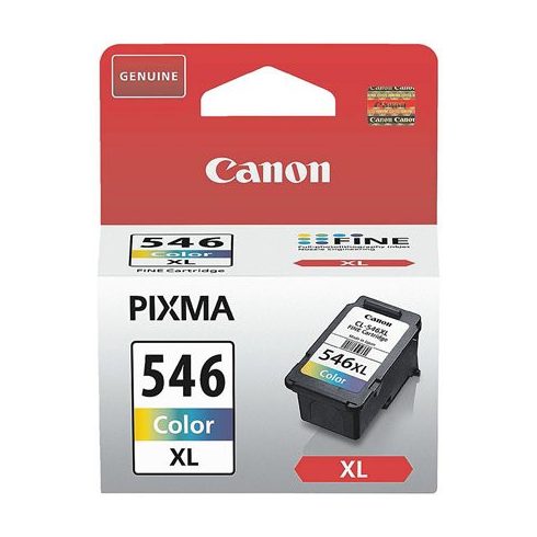 CL-546XL Tintapatron Pixma MG2450, MG2550 nyomtatókhoz, CANON, színes, 300 oldal