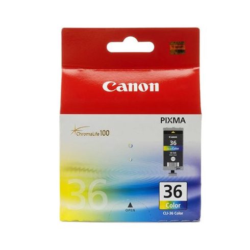 CLI-36 Tintapatron 260 nyomtatóhoz, CANON, színes, 249 oldal