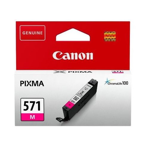 CLI-571M Tintapatron Pixma MG5750, 6850,7750 nyomtatókhoz, CANON, magenta, 7 ml