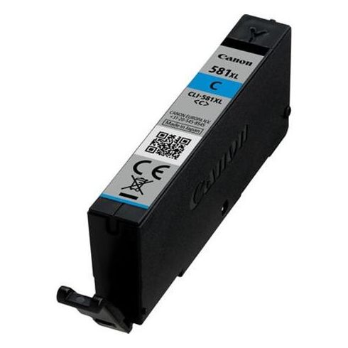 CLI-581CXL Tintapatron Pixma TS7550, 8150, 9150 nyomtatókhoz, CANON, cián, 8,3ml