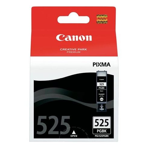 PGI-525B Tintapatron Pixma iP4850, MG5150, 5250 nyomtatókhoz, CANON, fekete, 323 oldal