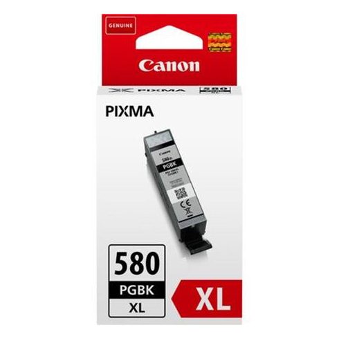PGI-580XL Tintapatron Pixma TS7550, 8150, 9150 nyomtatókhoz, CANON, fekete, 18,5ml