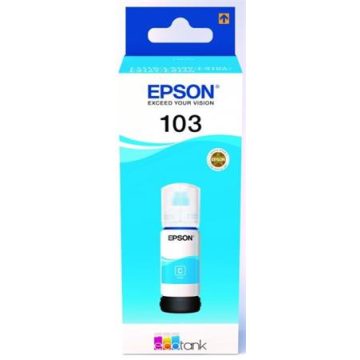   T00S24A Tinta EcoTank L3110, L3150, L1110 nyomtatókhoz, EPSON 103, cián, 65 ml