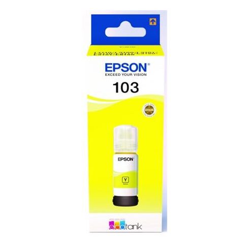 T00S44A Tinta EcoTank L3110, L3150, L1110 nyomtatókhoz, EPSON 103, sárga, 65 ml
