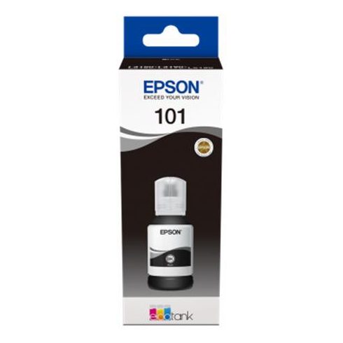T03V1 Tinta, Ecotank L6190 nyomtatóhoz, EPSON, fekete, 127ml