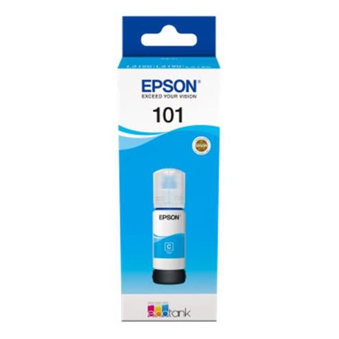 T03V2 Tinta, Ecotank L6190 nyomtatóhoz, EPSON, cián, 70ml