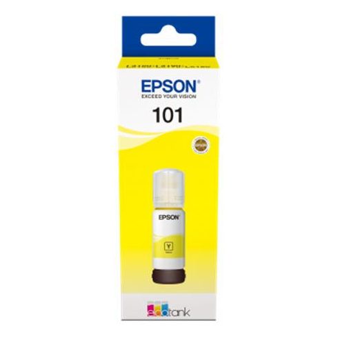 T03V4 Tinta, Ecotank L6190 nyomtatóhoz, EPSON, sárga, 70ml