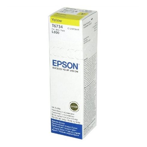 T67344A10 Tinta, L800 nyomtatóhoz, EPSON, sárga, 70ml