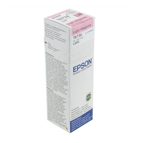 T67364A10 Tinta L800 nyomtatóhoz, EPSON, világos magenta, 70ml