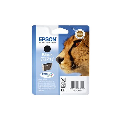 T07114011 Tintapatron Stylus D78, D92, D120 nyomtatókhoz, EPSON, fekete, 7,4ml