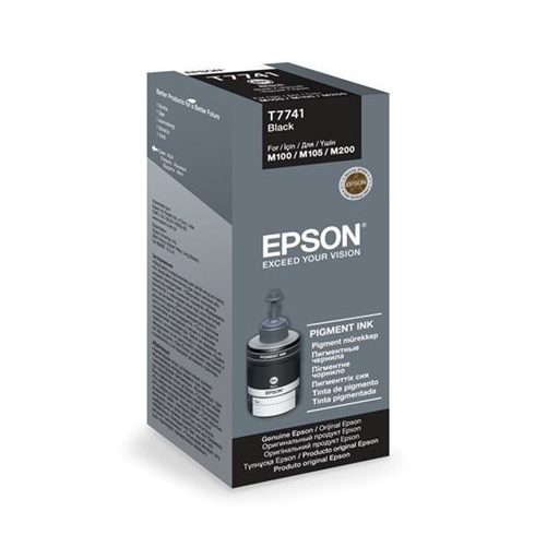 T77414A Tinta Workforce M100, M105 nyomtatókhoz, EPSON, fekete, 140ml