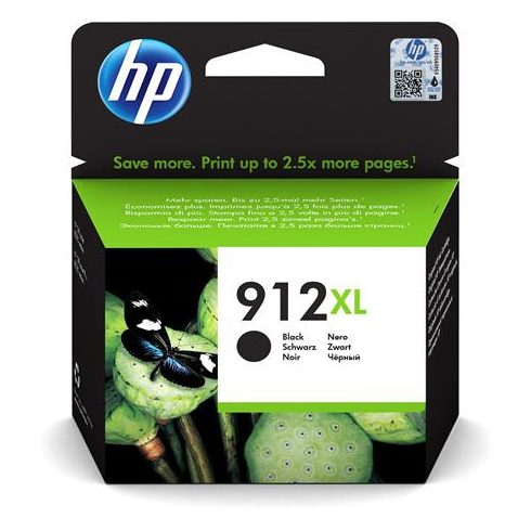 3YL84AE Tintapatron Officejet 8023 All-in-One nyomtatókhoz, HP 912XL, fekete, 825 oldal