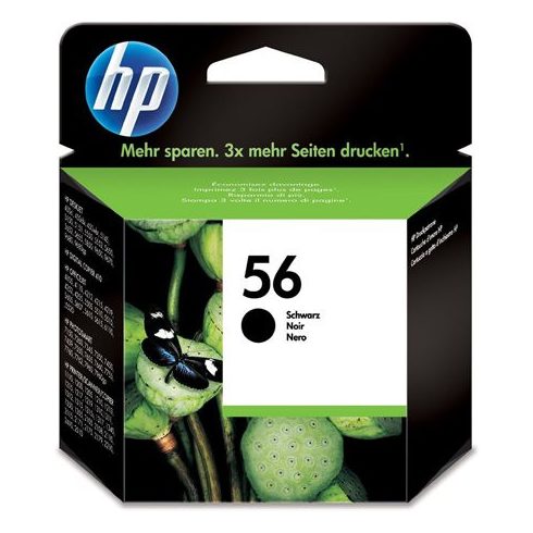 C6656AE Tintapatron DeskJet 450c, 450cb, 5150 nyomtatókhoz, HP 56, fekete, 19ml