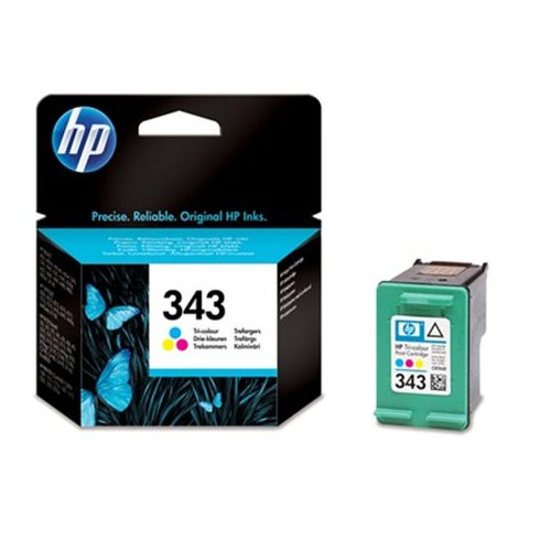 C8766EE Tintapatron DeskJet 460 mobil, 5740, 5940 nyomtatókhoz, HP 343, színes, 7ml