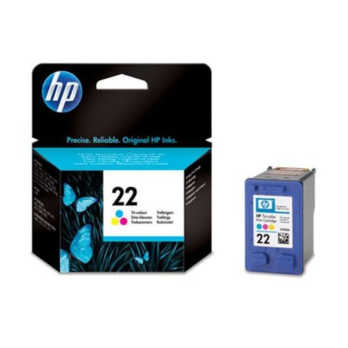 C9352AE Tintapatron DeskJet 3920, 3940, D2300 nyomtatókhoz, HP 22, színes, 5ml
