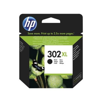   F6U68AE Tintapatron DeskJet 2130 nyomtatókhoz, HP 302XL, fekete, 8,5ml