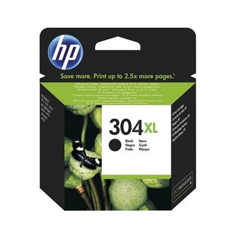 N9K08AE Tintapatron DeskJet 3720, 3730 nyomtatóhoz, HP 304XL, fekete