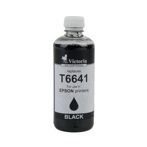 T66414 Tinta, L100, 200mfp nyomtatókhoz, VICTORIA TECHNOLOGY, fekete, 100ml