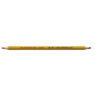   Postairón, hatszögletű, KOH-I-NOOR "3433", piros-kék