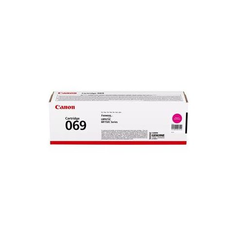 CRG-069 Lézertoner, i-SENSYS LBP 673Cdw nyomtatóhoz, CANON, magenta, 1,9k