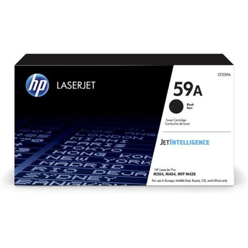 CF259A Lézertoner LaserJet Pro M404, MFP M428 nyomtatókhoz, HP 59A, fekete, 3k