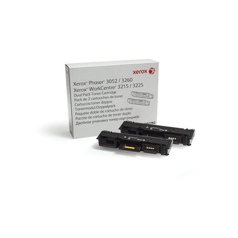 106R02782 Lézertoner WorkCentre 3225, 3215 nyomtatóhoz, XEROX, fekete, 2*3k
